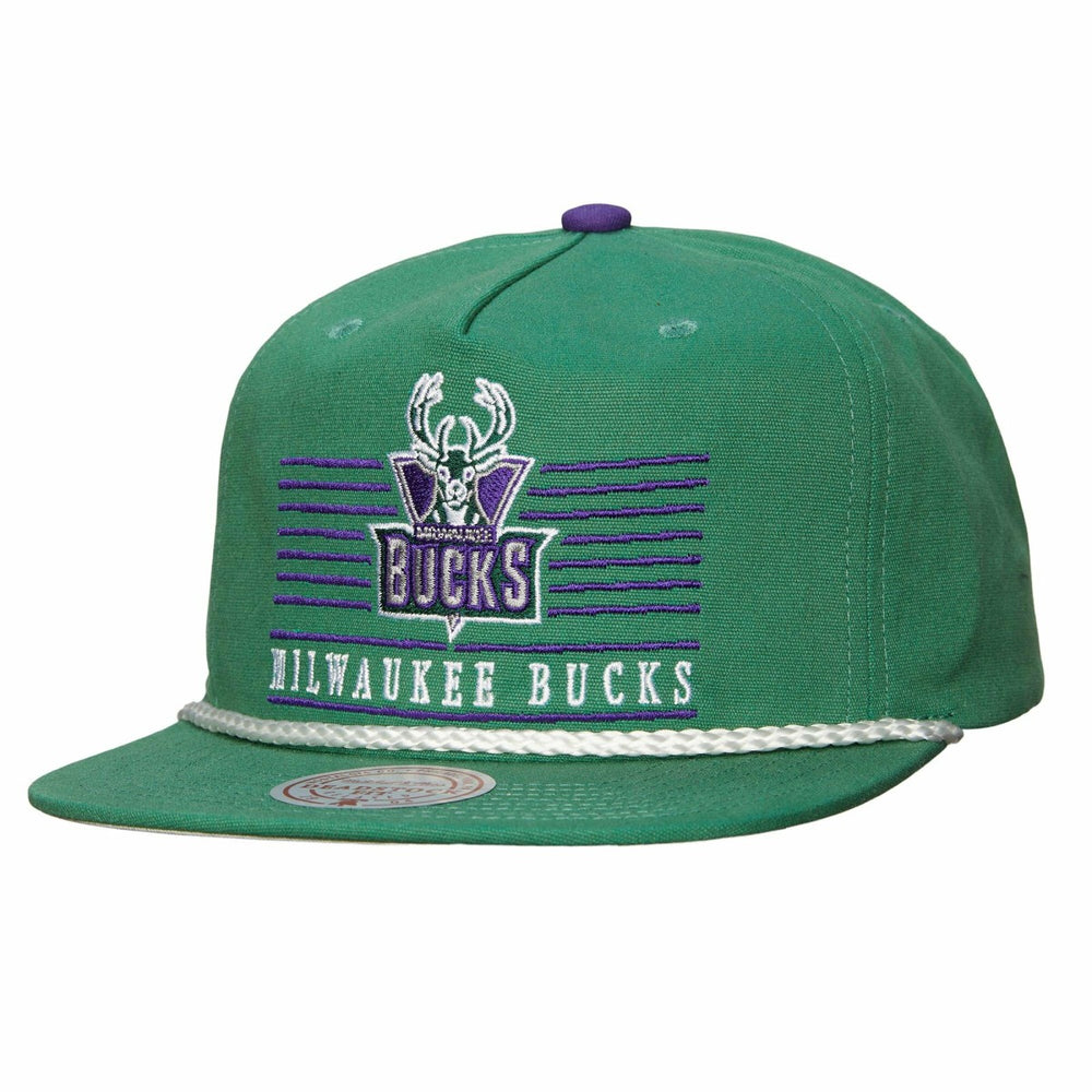 Mitchell & Ness Milwaukee Bucks Ascend Deadstock Snapback Hat Green