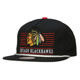 Chicago Blackhawks Mitchell & Ness Ascend Deadstock Snapback Hat - Black | NHL near me