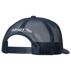 Seattle Kraken Mitchell & Ness Gridlock Trucker Adjustable Hat - White/Deep Sea Blue | NHL online