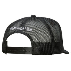 Boston Bruins Mitchell & Ness Gridlock Trucker Adjustable Hat - White/Black | NHL on sale
