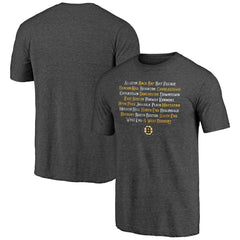Boston Bruins Shoot to Score Tri-Blend T-Shirt - Charcoal | NHL Lifestyle