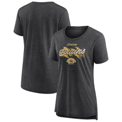 Boston Bruins Women's Hit the Ice Tri-Blend T-Shirt - Gray | NHL sale