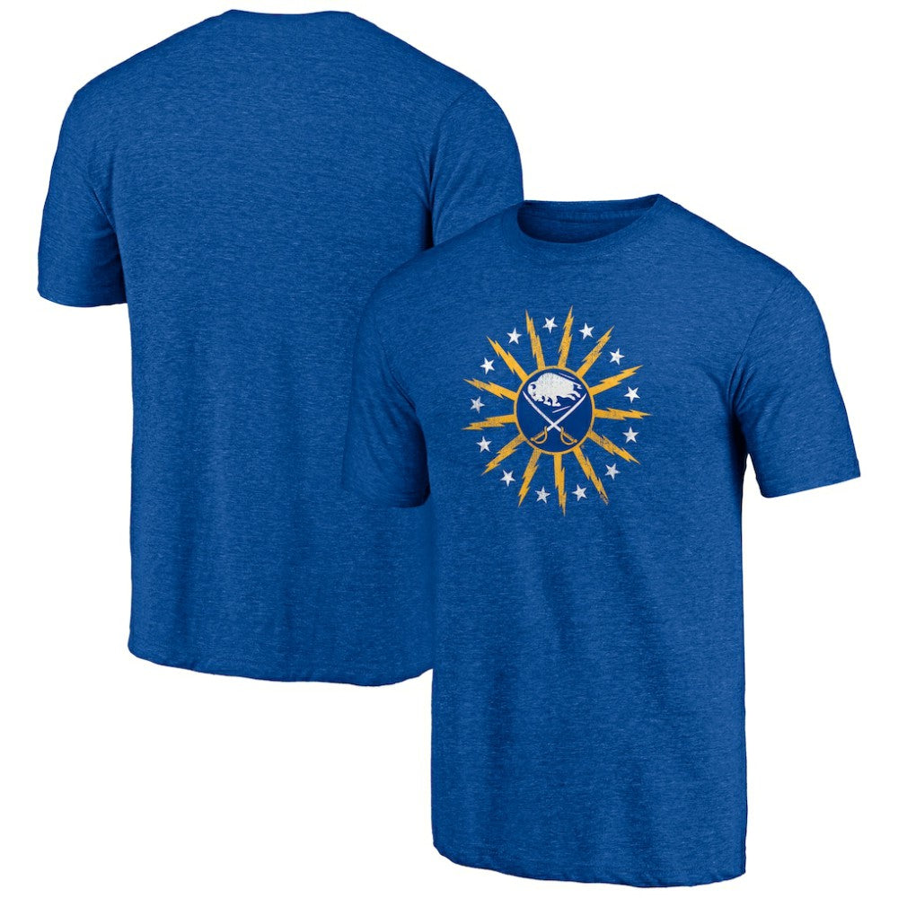 Buffalo Sabres Shoot to Score Tri-Blend T-Shirt - Royal | NHL on sale