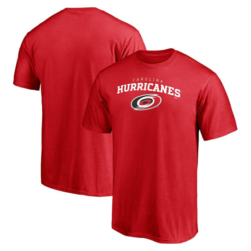 Carolina Hurricanes Team Lock Up T-Shirt - Red | NHL Lifestyle