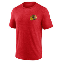 Chicago Blackhawks Earnest Will Tri-Blend T-Shirt - Red | NHL discount
