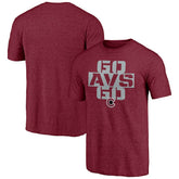 Colorado Avalanche Shoot to Score Tri-Blend T-Shirt - Burgundy | NHL discount