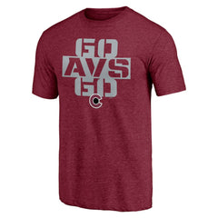 Colorado Avalanche Shoot to Score Tri-Blend T-Shirt - Burgundy | NHL discount