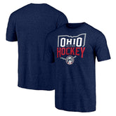 Columbus Blue Jackets Shoot to Score Tri-Blend T-Shirt - Navy | NHL sale