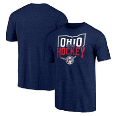 Columbus Blue Jackets Shoot to Score Tri-Blend T-Shirt - Navy | NHL sale