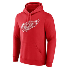 Detroit Red Wings Primary Logo Pullover Hoodie - Red | NHL sale