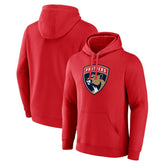 Florida Panthers Primary Logo Pullover Hoodie - Red | NHL Clearance