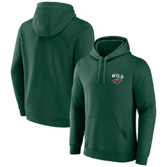 Minnesota Wild Team Lockup Pullover Hoodie - Green | NHL near me