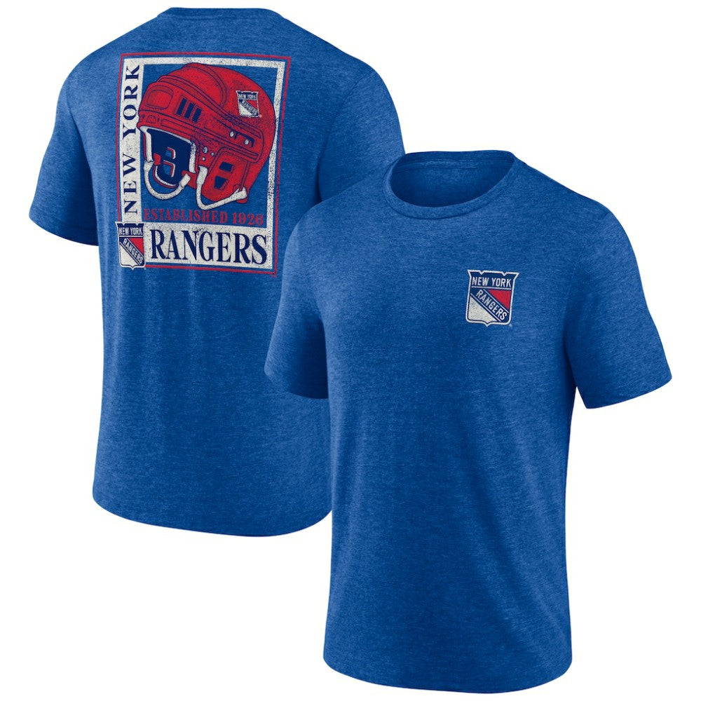 New York Rangers Earnest Will Tri-Blend T-Shirt - Blue | NHL on sale