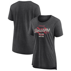 Ottawa Senators Women's Hit the Ice Tri-Blend T-Shirt - Gray | NHL Lifestyle