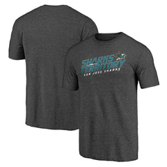San Jose Sharks Shoot to Score Tri-Blend T-Shirt - Charcoal | NHL discount