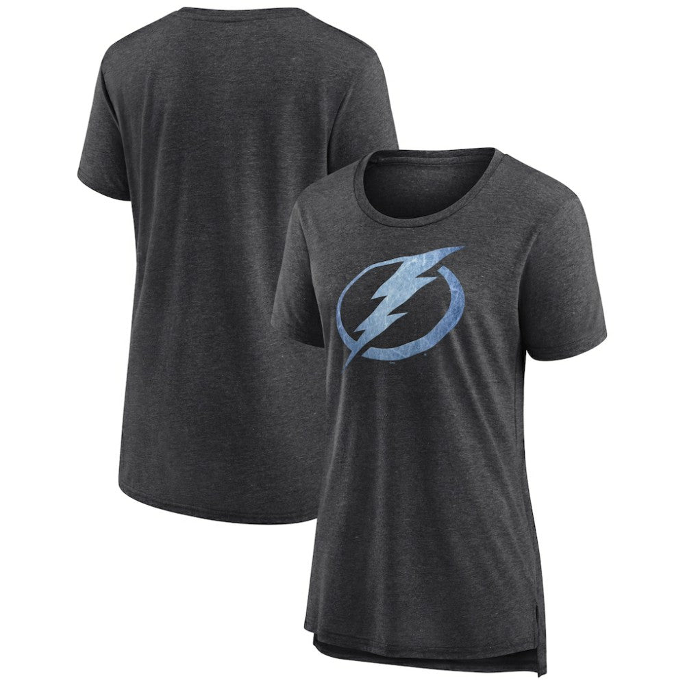 Tampa Bay Lightning Women's Pond Hockey Tri-Blend T-Shirt - Gray | NHL discount