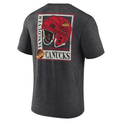 Vancouver Canucks Earnest Will Tri-Blend T-Shirt - Charcoal | NHL near me