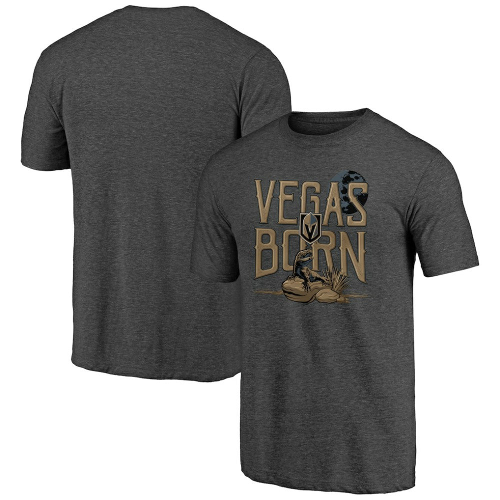 Vegas Golden Knights Shoot to Score Tri-Blend T-Shirt - Charcoal | NHL near me