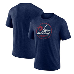 Winnipeg Jets Wheelhouse Tri-Blend T-Shirt - Navy | NHL online