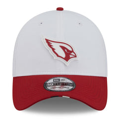 Arizona Cardinals New Era 2025 NFL Training Camp 39THIRTY Flex Hat - White/Cardinal - NFL