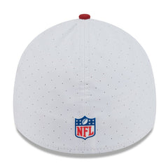 Arizona Cardinals New Era 2025 NFL Training Camp 39THIRTY Flex Hat - White/Cardinal - NFL