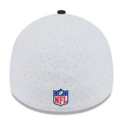 Jacksonville Jaguars New Era 2025 NFL Training Camp Throwback Logo 39THIRTY Flex Hat - White/Black - NFL