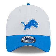 Detroit Lions New Era 2025 NFL Training Camp 39THIRTY Flex Hat - White/Blue - NFL