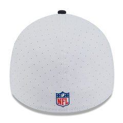 Houston Texans New Era 2025 NFL Training Camp 39THIRTY Flex Hat - White/Navy - NFL