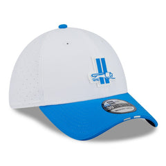 Detroit Lions New Era 2025 NFL Training Camp Throwback Logo 39THIRTY Flex Hat - White/Blue - NFL