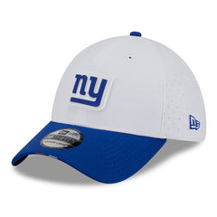 New York Giants New Era 2025 NFL Training Camp 39THIRTY Flex Hat - White/Royal - NFL