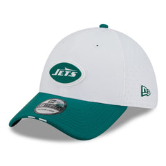 New York Jets New Era 2025 NFL Training Camp 39THIRTY Flex Hat - White/Green - NFL