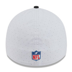 Pittsburgh Steelers New Era 2025 NFL Training Camp 39THIRTY Flex Hat - White/Black - NFL