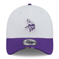 Minnesota Vikings New Era 2025 NFL Training Camp 39THIRTY Flex Hat - White/Purple - NFL