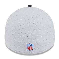 Las Vegas Raiders New Era 2025 NFL Training Camp 39THIRTY Flex Hat - White/Black - NFL