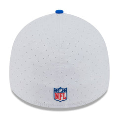 Los Angeles Rams New Era 2025 NFL Training Camp 39THIRTY Flex Hat - White/Royal - NFL