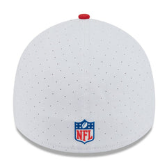 Kansas City Chiefs New Era 2025 NFL Training Camp 39THIRTY Flex Hat - White/Red - NFL
