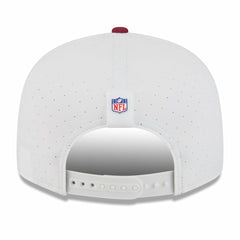 Washington Commanders New Era 2025 NFL Training Camp Split Panel 9FIFTY Snapback Hat - White/Burgundy - NFL