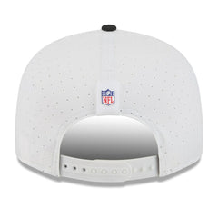 Jacksonville Jaguars New Era 2025 NFL Training Camp Split Panel 9FIFTY Snapback Hat - White/Black - NFL