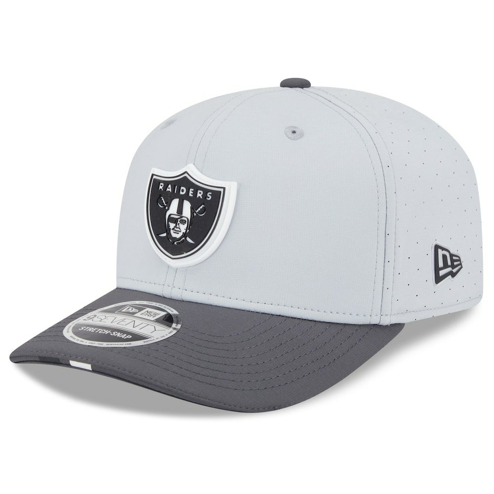 Las Vegas Raiders New Era 2025 NFL Training Camp 9SEVENTY Adjustable Hat - Gray/Graphite - NFL