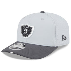 Las Vegas Raiders New Era 2025 NFL Training Camp 9SEVENTY Adjustable Hat - Gray/Graphite - NFL