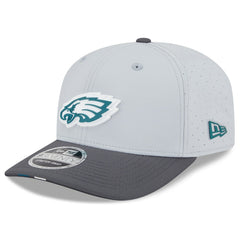 Philadelphia Eagles New Era 2025 NFL Training Camp 9SEVENTY Adjustable Hat - Gray/Graphite - NFL