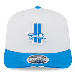 Detroit Lions New Era 2025 NFL Training Camp Throwback Logo 9SEVENTY Adjustable Hat - White/Blue - NFL