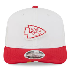 Kansas City Chiefs New Era 2025 NFL Training Camp 9SEVENTY Adjustable Hat - White/Red - NFL