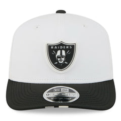 Las Vegas Raiders New Era 2025 NFL Training Camp 9SEVENTY Adjustable Hat - White/Black - NFL