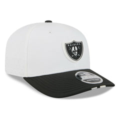 Las Vegas Raiders New Era 2025 NFL Training Camp 9SEVENTY Adjustable Hat - White/Black - NFL