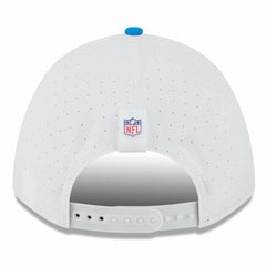Detroit Lions New Era 2025 NFL Training Camp A-Frame 9FORTY Adjustable Hat - White/Blue - NFL