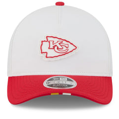 Kansas City Chiefs New Era 2025 NFL Training Camp A-Frame 9FORTY Adjustable Hat - White/Red - NFL