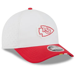 Kansas City Chiefs New Era 2025 NFL Training Camp A-Frame 9FORTY Adjustable Hat - White/Red - NFL