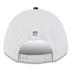 Tennessee Titans New Era 2025 NFL Training Camp A-Frame 9FORTY Adjustable Hat - White/Navy - NFL