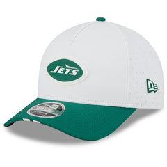 New York Jets New Era 2025 NFL Training Camp A-Frame 9FORTY Adjustable Hat - White/Green - NFL